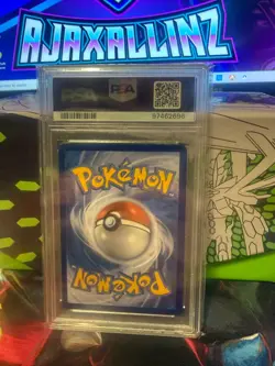 2021 POKEMON SWORD & SHIELD EVOLVING SKIES #174 FULL ART/GLACEON V PSA 9 - Image 2