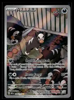 Pokemon TCG SV03: Obsidian Flames #204/197 Houndour - Image 1