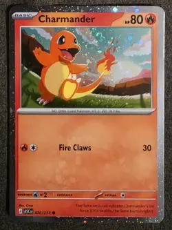 🌀 SWIRL Pokemon TCG Charmander 020/217 Cosmos Holo EN NM 🌀 - Image 2