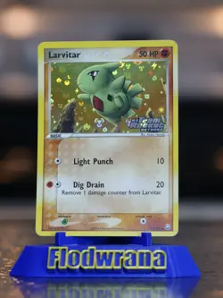 Larvitar LP/MP 63/109 Reverse Holo Pokemon EX Team Rocket Returns - Image 1