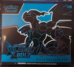 Black Bolt - Pokemon Center Elite Trainer Box (ETB) - Sealed with case inc - Image 1