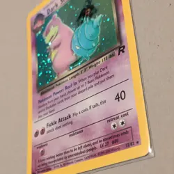 Pokemon TCG Dark Slowbro Team Rocket 12/82 Holo Rare Unlimited 60 HP English - Image 4