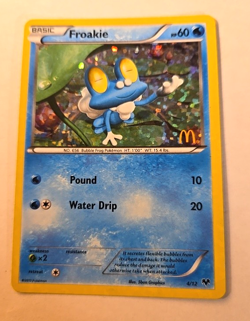 Pokemon Froakie 22/25 HOLO 25th Anniversary McDonalds 2021 - Image 1