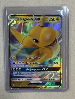Pokemon TCG Dragonite GX 37/70 Dragon Majesty Holo - Image 3