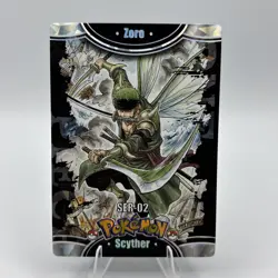 Pokemon Mengka 2.0 - Scyther x Zoro One Piece SER-02 - Chinese Non TCG - Image 1