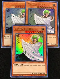 Yugioh Vanity's Ruler DUOV-EN061 1ST ULTRA x3 (NM) - Image 1