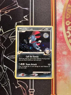 Pokemon TCG - Weavile Holo Rare 17/127 Platinum MP - Image 1