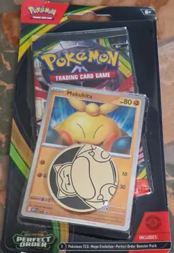 Checklane Blister (Makuhita) Perfect Order ME03 Pokemon TCG 820650853319 - Image 1