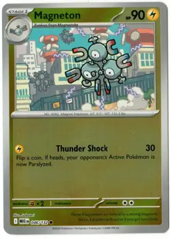 Pokemon - Magneton - 046/132 - Mega Evolution - Reverse Holo - NM - Image 1