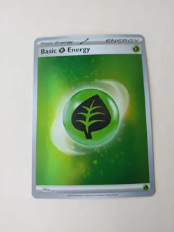 *SWIRL* Basic Leaf Energy Cosmic Holo SVE 001 Pokemon TCG 151 English - NM - Image 1