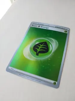 *SWIRL* Basic Leaf Energy Cosmic Holo SVE 001 Pokemon TCG 151 English - NM - Image 2