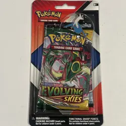 Pokemon TCG Evolving Skies & Chilling Reign 2 Pack Blister with Pin, Brand New! - Image 1