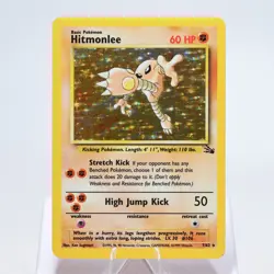 Pokemon TCG - Hitmonlee 7/62 Fossil Holo Rare WOTC - NM - Image 2