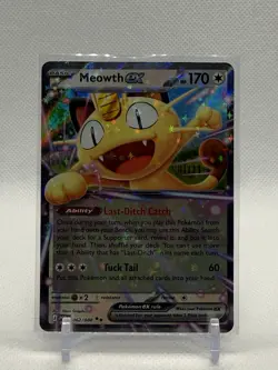 Meowth ex 062/088 - ME03: Perfect Order (ME03) Double Rare English Pokemon - Image 1