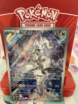 Pokemon N's Reshiram 177/159 Journey Together Stamped Illustration Rare NM - Image 1