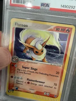 2003 Pokemon EX Flareon Holo Sandstorm #5 PSA 8 New Cert - Image 5