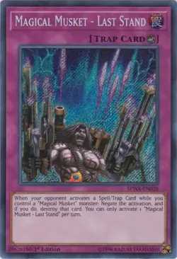 Yugioh! LP Magical Musket - Last Stand - SPWA-EN028 - Secret Rare - 1st Edition - Image 1