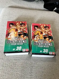 SEALED ENGLISH ONE PIECE STARTER DECK LUFFY & ACE ST-30 ST30 Lot Of 2 - Image 4