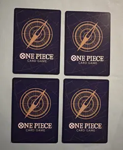 Shanks x4 Super Rare - OP09-004 SR English Playset Near Mint- One Piece - Image 3