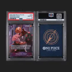 PSA 10 VINSMOKE SANJI ONE PIECE OP12 LEGACY OF THE MASTER TREASURE RARE OP10-063 - Image 3