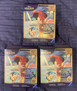 Fabled Disney Lorcana Collection Starter Set - Lot of 3 Sealed (12 packs) - Image 1