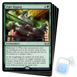 FIGHT RIGGING X4 Streets Of New Capenna SNC Magic MTG MINT CARD - Image 1