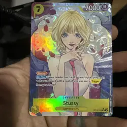 Stussy Alt Art OP13-110 English Carrying On His Will - One Piece Card - NM - Image 1