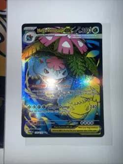 Mega Venusaur EX 155/132 Mega Evolution Full Art Card NM/M Condition - Image 1