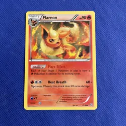 Pokemon TCG Flareon 13/98 Regular Uncommon Card - NM - Image 1