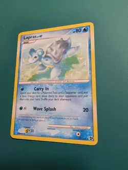 Pokemon Card 2008 Great Encounters Rare Lapras 21/106 NM - Image 3
