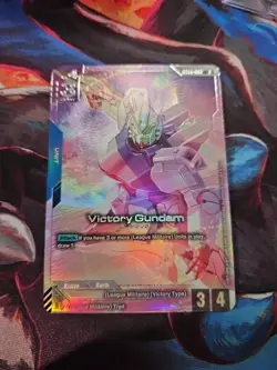Victory Gundam LR+ GD04-003 Phantom Aria Gundam Card Game Holo English - Image 1