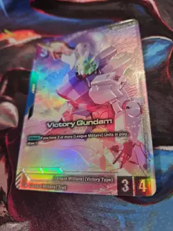 Victory Gundam LR+ GD04-003 Phantom Aria Gundam Card Game Holo English - Image 4