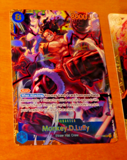 ONE PIECE ENGLISH CARD HOLO GAME CARTE Monkey.D.Luffy OP11-118 SEC EN NM - Image 1