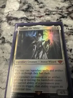 Gandalf the White ✨ FOIL ✨ LOTR Lord of the Rings MTG NM (0019) - Image 1