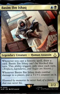 Basim Ibn Ishaq R Universes Beyond: Assassin's Creed 49 NM - Image 1