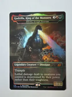 Godzilla, King of the Monsters 275 Foil Buy-A-Box Promo MTG Ikoria - Image 1