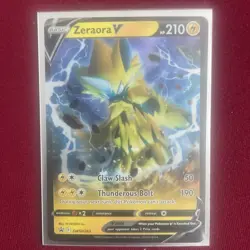 Pokemon TCG Zeraora v SWSH263 Sword & Shield Promo Holo Card - Image 1
