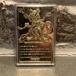 1999 BK 23k Gold Plated Mewtwo Pokemon Card! In original plastic casing - Image 2