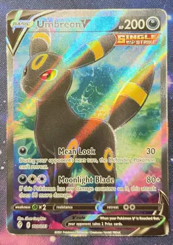 Pokemon Card Umbreon V 188/203 Ultra Rare Sword Shield Evolving Skies Singles NM - Image 1