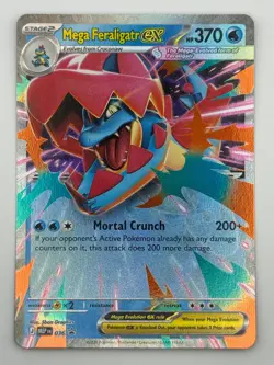 MEGA FERALIGATR EX 036 HOLO PROMO ME: MEGA EVOLUTION POKEMON NM/M - Image 1