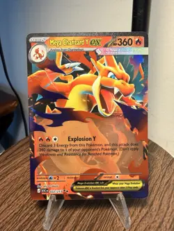 Mega Charizard Y EX #22/217 Ascending Heroes Pokemon TCG - Image 1