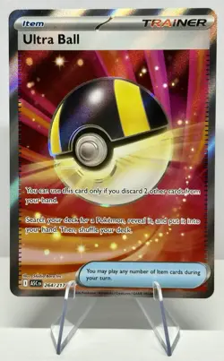 Ultra Ball 264/217 Full Art Ascended Heroes Pokemon TCG NM - Image 1