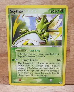 Pokemon Scyther 29/112 Fire Red Leaf Green NM - Image 1