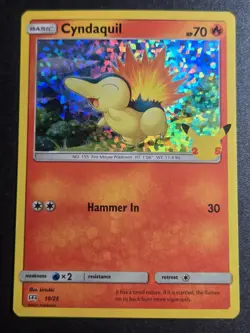 Cyndaquil 010/025 NM McDonald's 25th Anniversary Promos Promo Pokemon Holo - Image 1
