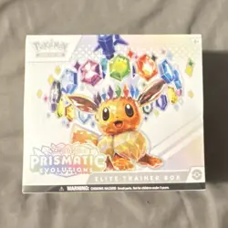 Pokemon TCG Prismatic Evolutions Elite Trainer Box English 2025 Eevee - Image 1