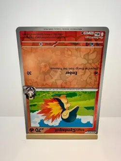 Ethan's Cyndaquil 032/182 Common Destined Rivals Pokemon Reverse Holo Near Mint - Image 2