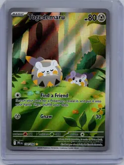 Togedemaru 104/094 Illustration Rare Phantasmal Flames Pokemon Near Mint - Image 1