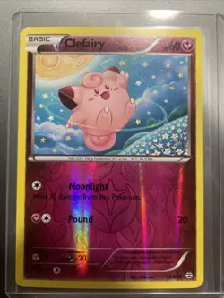 Pokemon TCG Clefairy Generations 50/83 Reverse Holo Common Card - Image 1