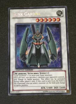 Yu-Gi-Oh! TCG Junk Gardna YMP1-EN006 Limited Edition Secret Rare NM - Image 1