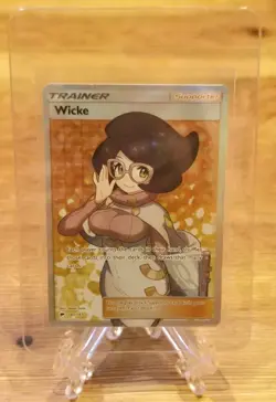 WICKE Pokemon TCG Burning Shadows Holo Full Art Ultra Rare Card 147/147 - Image 2
